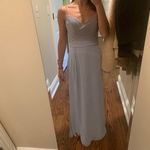 Light blue bridal or prom gown